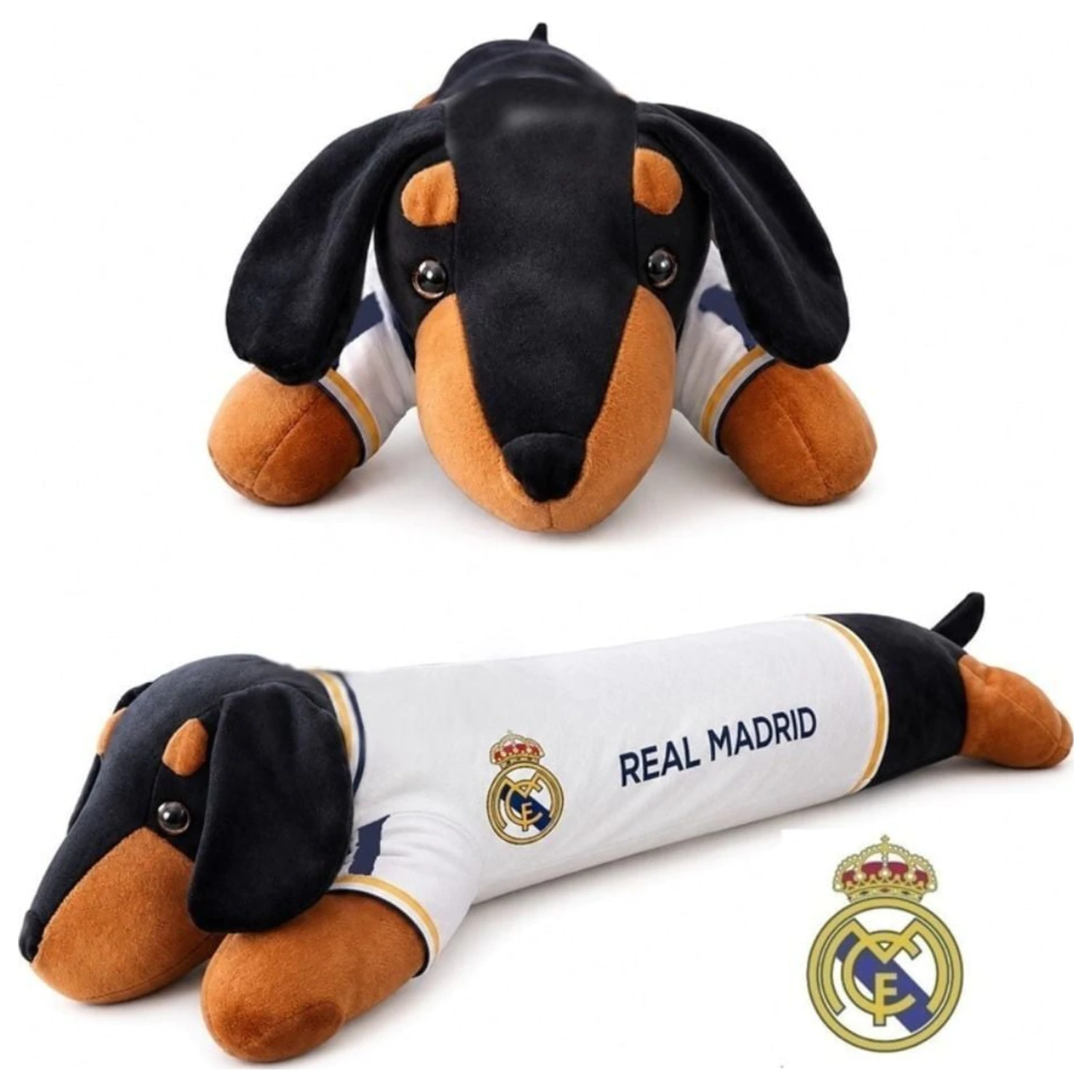 Real Madrid Jazbečar Pes plišasta igrača 30cm fotografija izdelka
