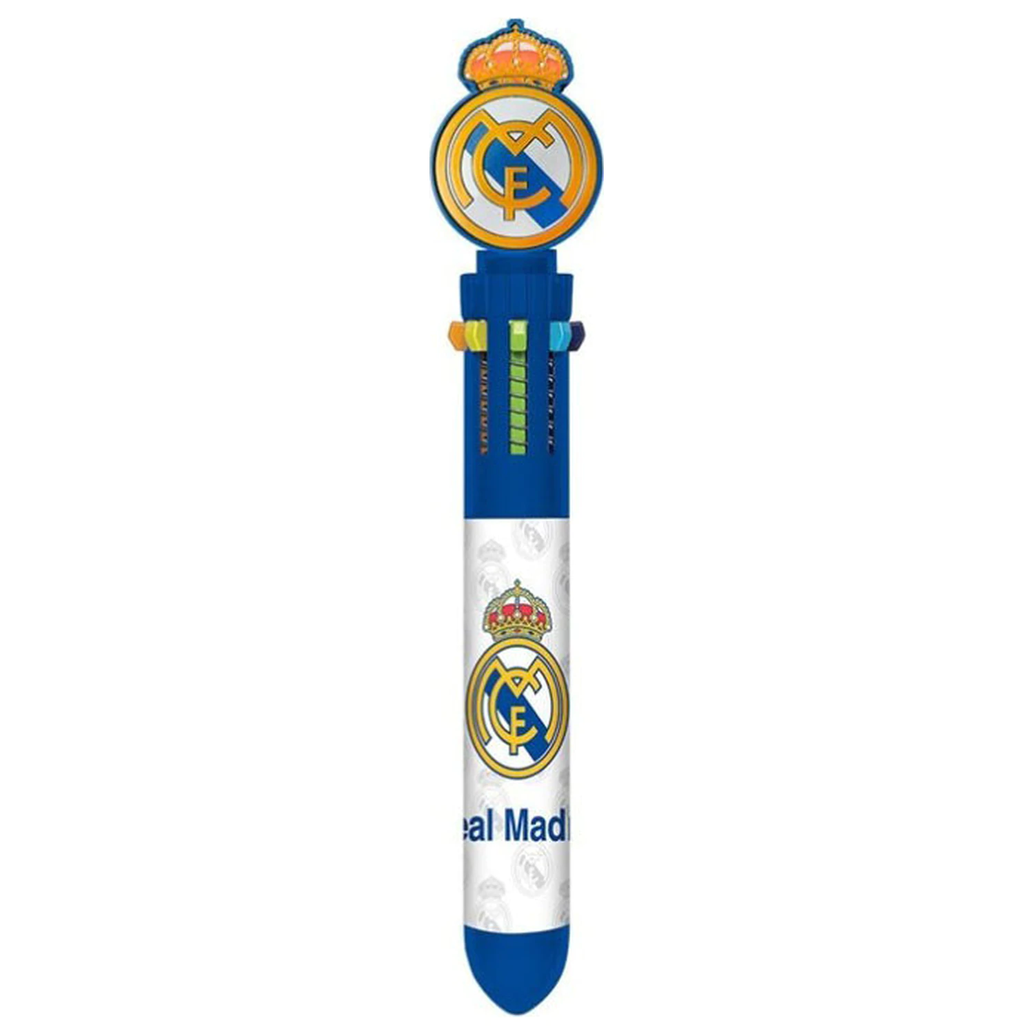 Real Madrid Emblem belo 10-barvno 3D pisalo fotografija izdelka