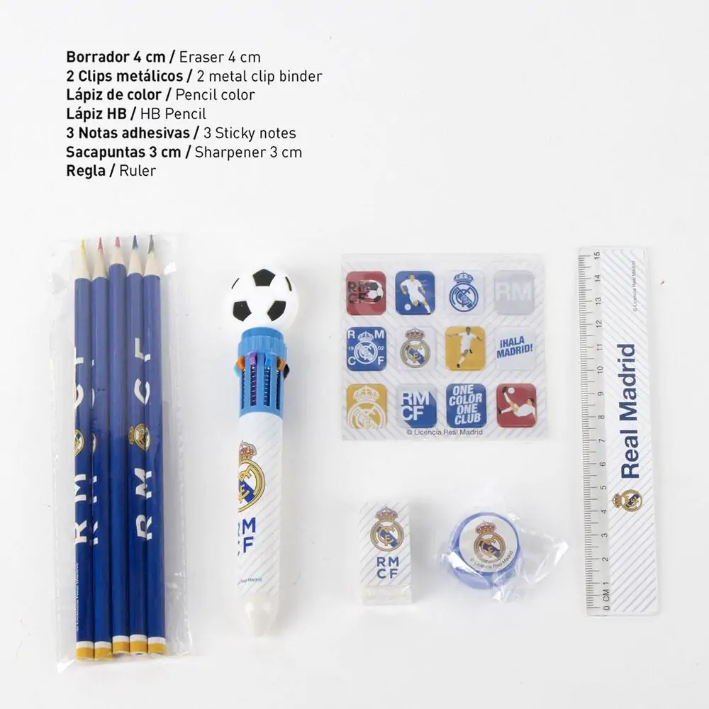 Real Madrid pisalni set fotografija izdelka