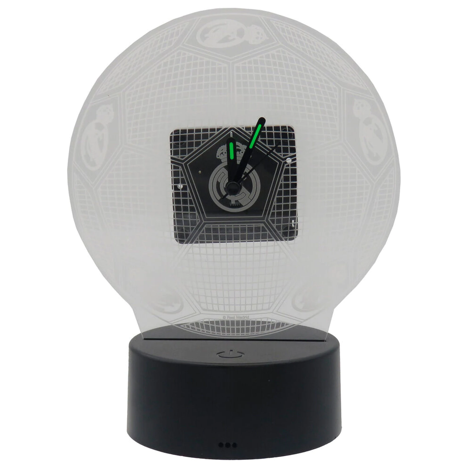 Real Madrid LED ura iz metakrilata fotografija izdelka