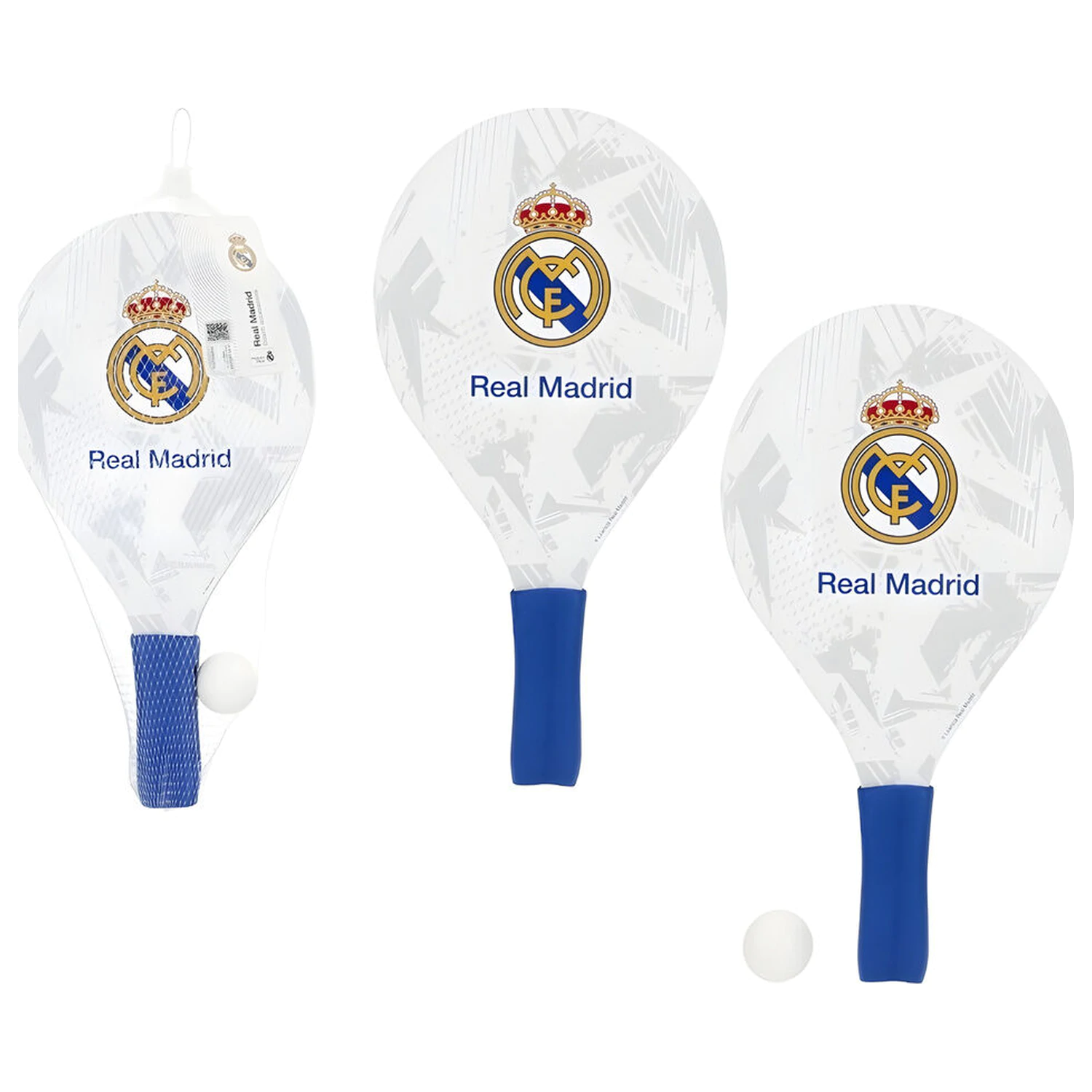 Real Madrid set za tenis na mivki fotografija izdelka