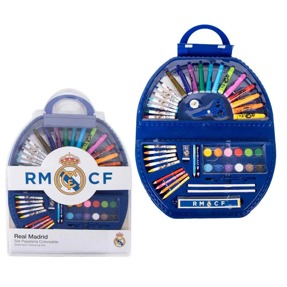 Real Madrid barvni set pisarniškega materiala 50 kos fotografija izdelka