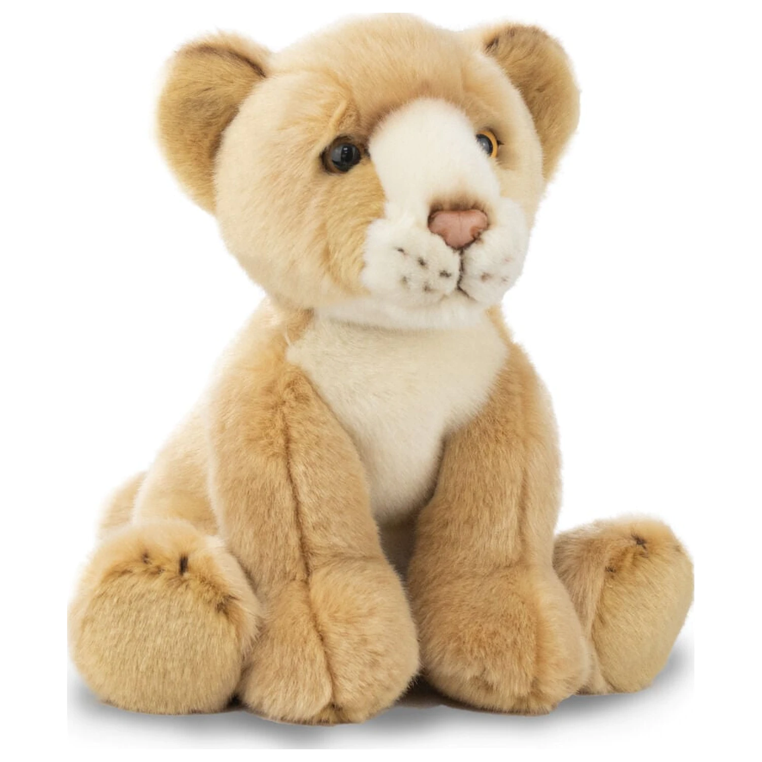 Realistic Animals Baby Lion plišasta igrača 26cm fotografija izdelka