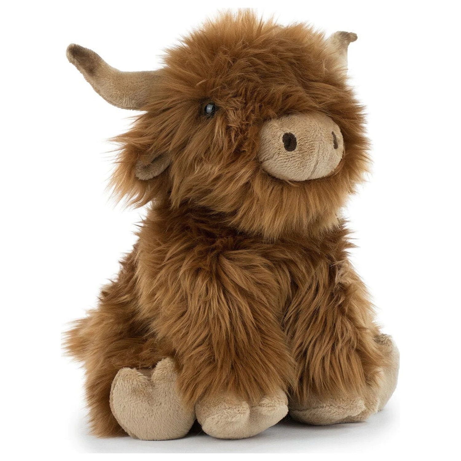 Realistic Animals Highland Cow plišasta igrača 27cm fotografija izdelka
