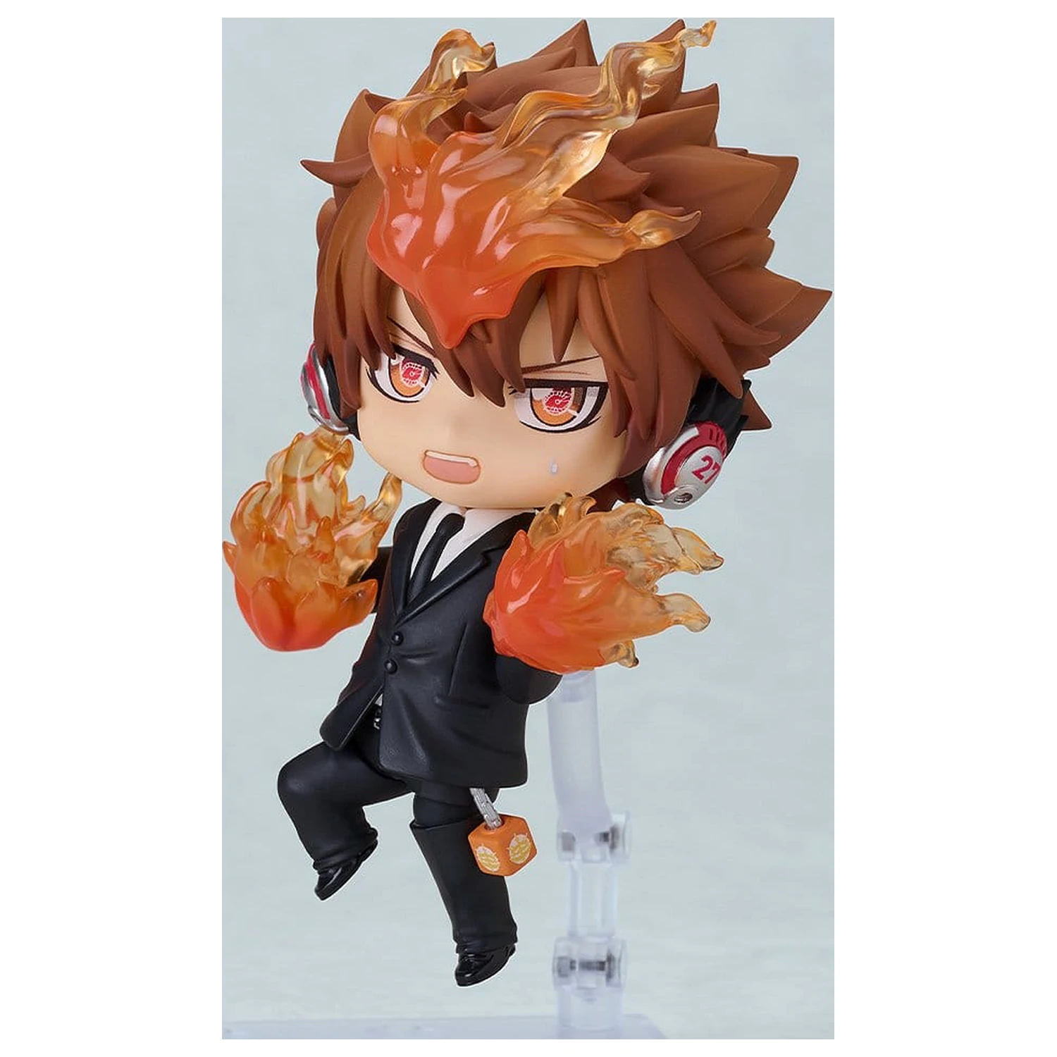 Reborn! Series Nendoroid Akcijska figura Tsunayoshi Sawada: Black Suit Ver. 11 cm fotografija izdelka