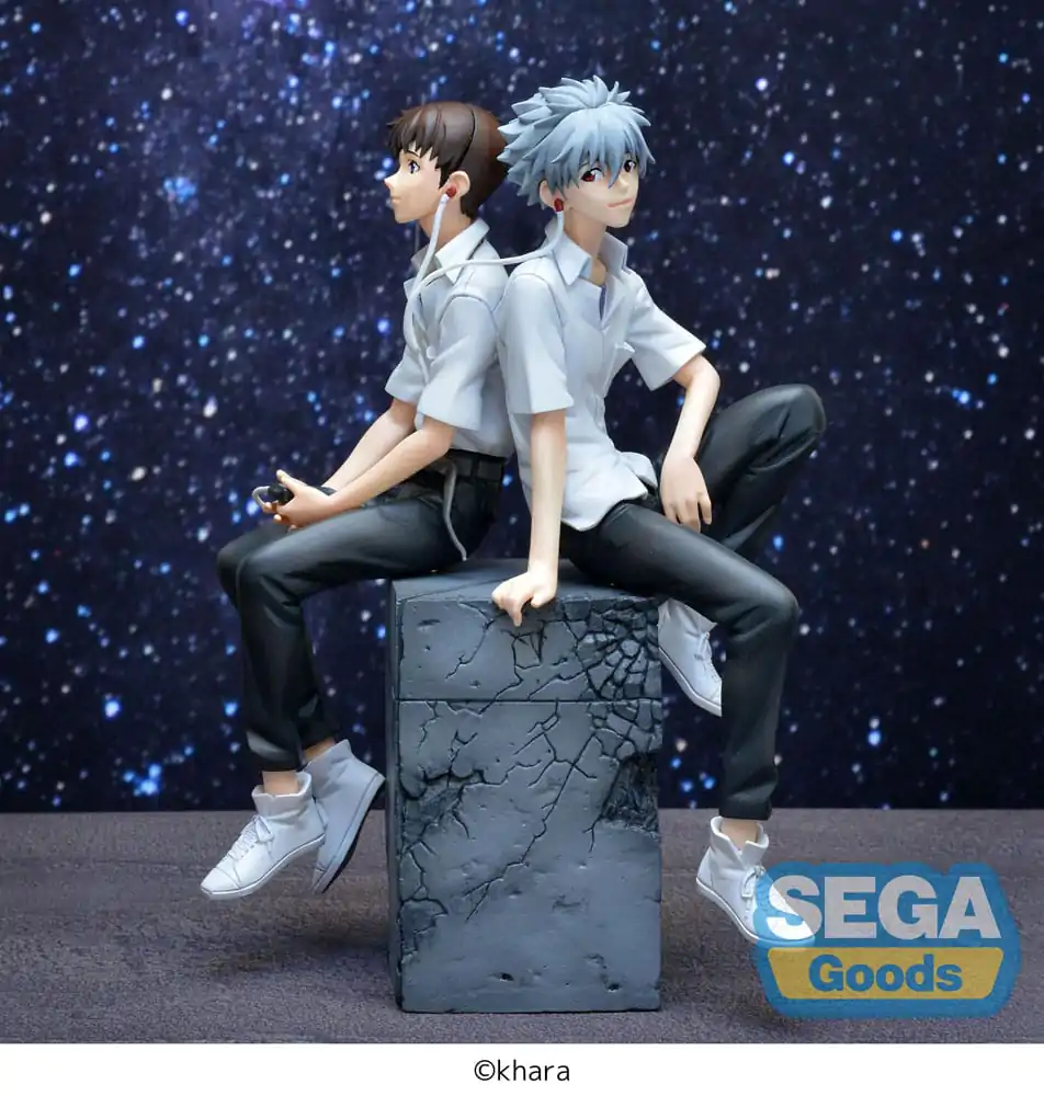 Rebuild of Evangelion Luminasta PVC kip Shinji & Kaworu Evangelion: New Theatrical Edition Kaworu Ver. 17 cm fotografija izdelka