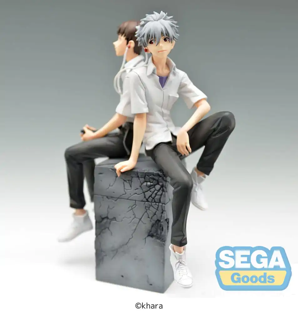 Rebuild of Evangelion Luminasta PVC kip Shinji & Kaworu Evangelion: New Theatrical Edition Kaworu Ver. 17 cm fotografija izdelka