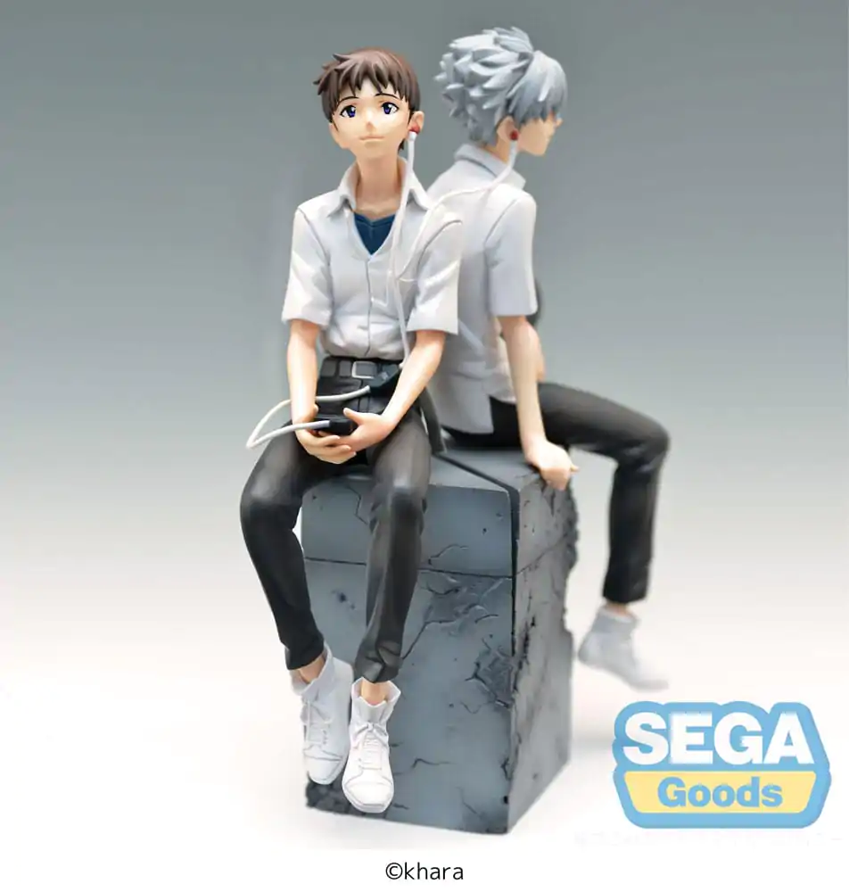Rebuild of Evangelion Luminasta PVC kip Shinji & Kaworu Evangelion: New Theatrical Edition Shinji Ver. 17 cm fotografija izdelka