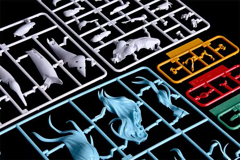 Rebuild of Evangelion Plastic Model Kit PLAMAX Rei Ayanami Long Hair Ver. 20 cm Plastični Model Komplet fotografija izdelka