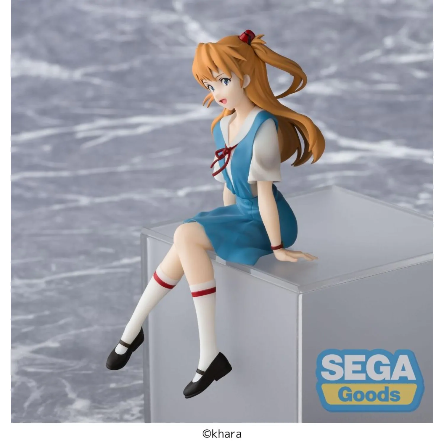 Rebuild of Evangelion PM Sedeči PVC kip Asuka Shikinami Langley New Theatrical Edition 14 cm fotografija izdelka