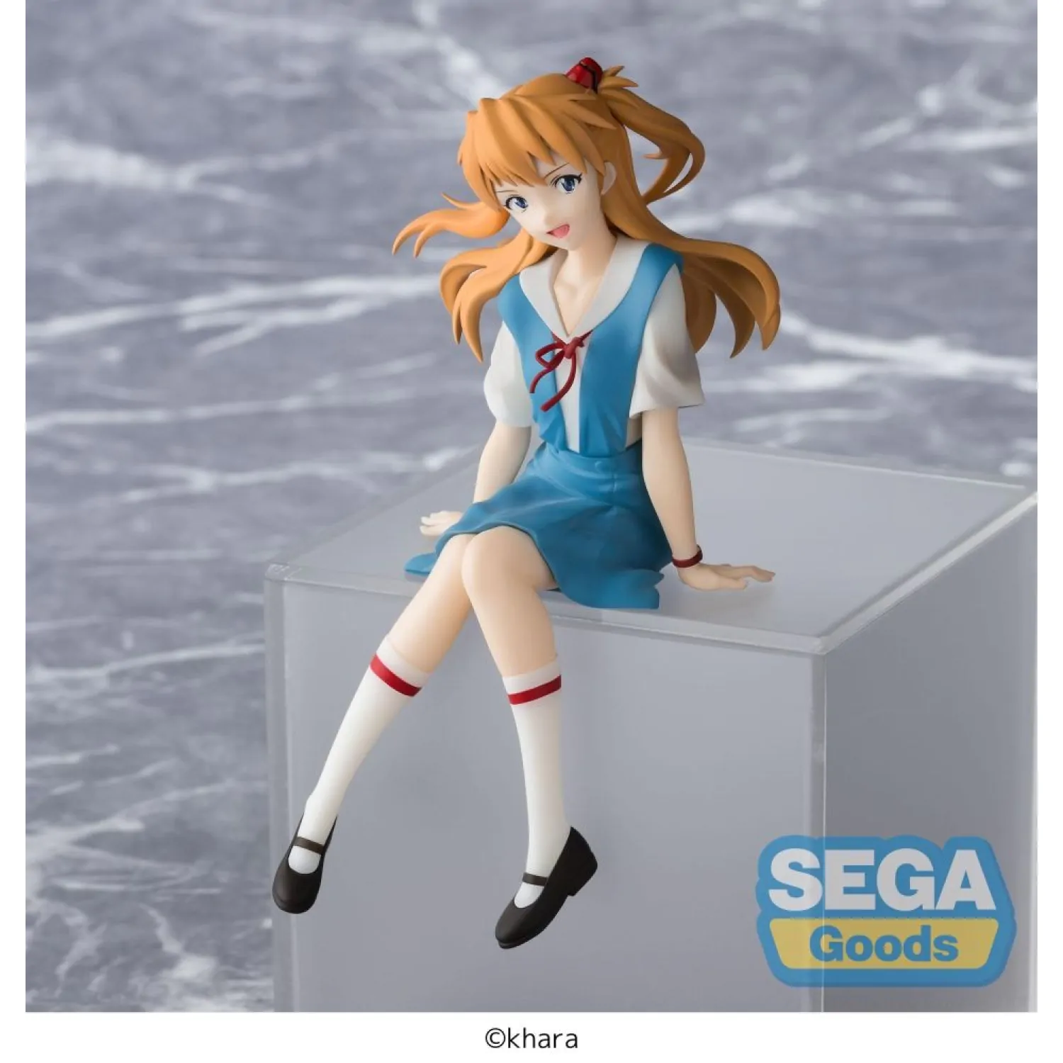 Rebuild of Evangelion PM Sedeči PVC kip Asuka Shikinami Langley New Theatrical Edition 14 cm fotografija izdelka