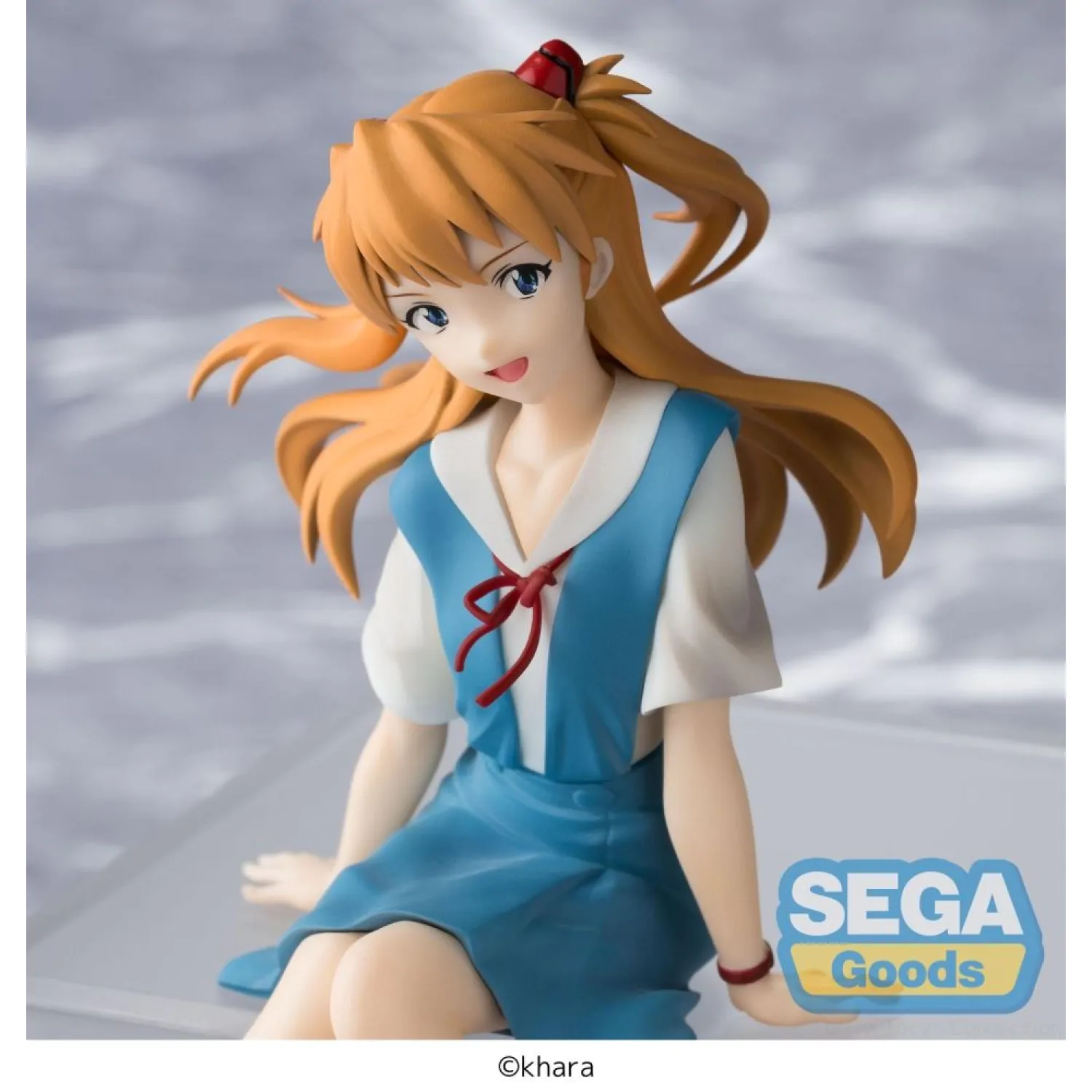 Rebuild of Evangelion PM Sedeči PVC kip Asuka Shikinami Langley New Theatrical Edition 14 cm fotografija izdelka