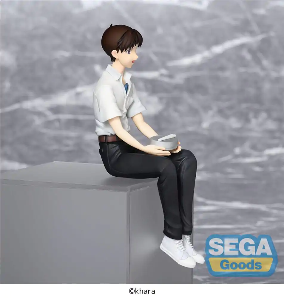Rebuild of Evangelion PM Perching PVC Kip Shinji Ikari Evangelion New Theatrical Edition 14 cm fotografija izdelka
