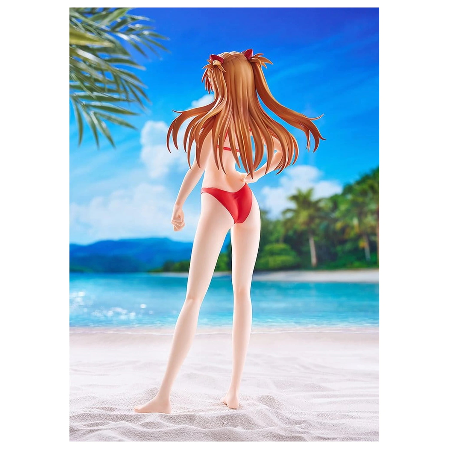 Rebuild of Evangelion Pop Up Parade figura Beach Queens Asuka Shikinami Langley (bikini stil) velikost L 23 cm fotografija izdelka