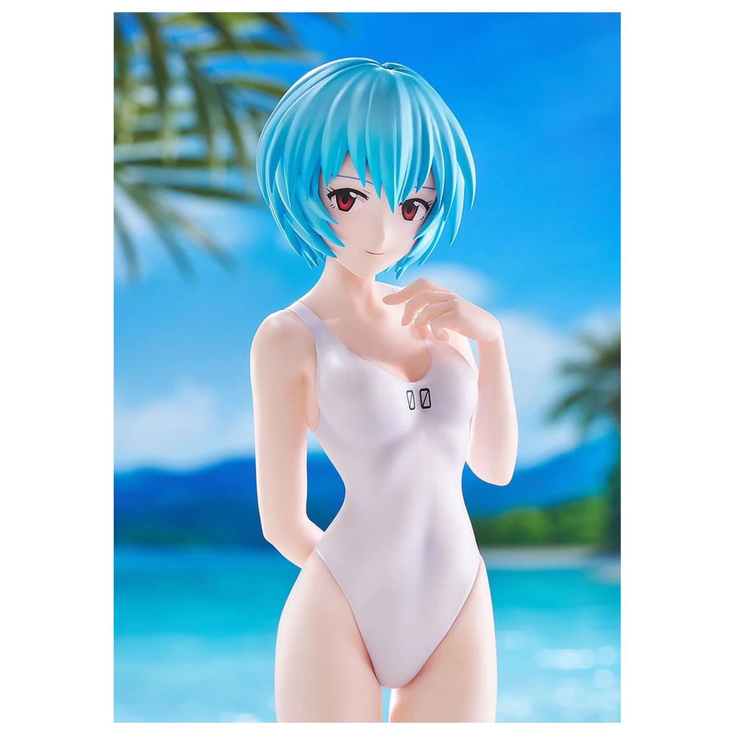 Rebuild of Evangelion Pop Up Parade figura Beach Queens Rei Ayanami (One-Piece Style) L velikost 22 cm fotografija izdelka