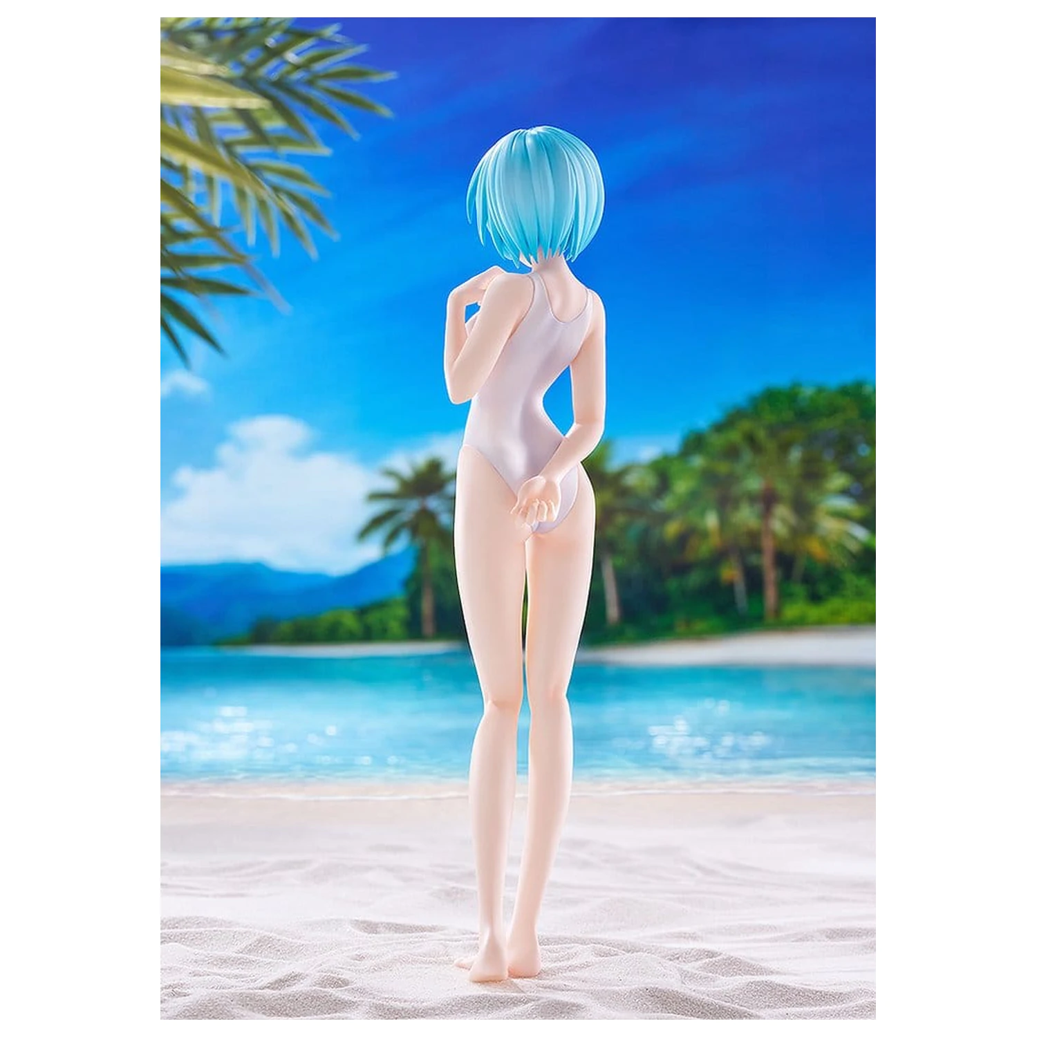 Rebuild of Evangelion Pop Up Parade figura Beach Queens Rei Ayanami (One-Piece Style) L velikost 22 cm fotografija izdelka