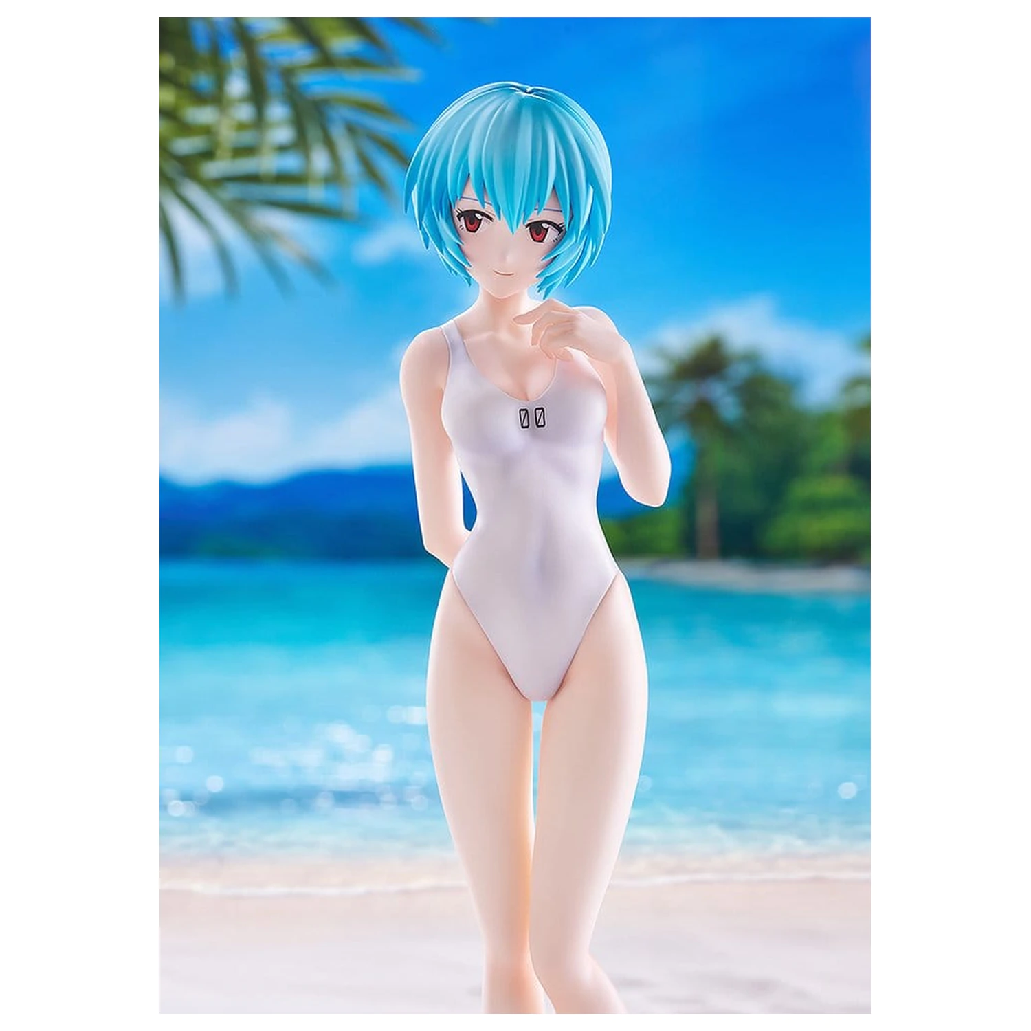 Rebuild of Evangelion Pop Up Parade figura Beach Queens Rei Ayanami (One-Piece Style) L velikost 22 cm fotografija izdelka