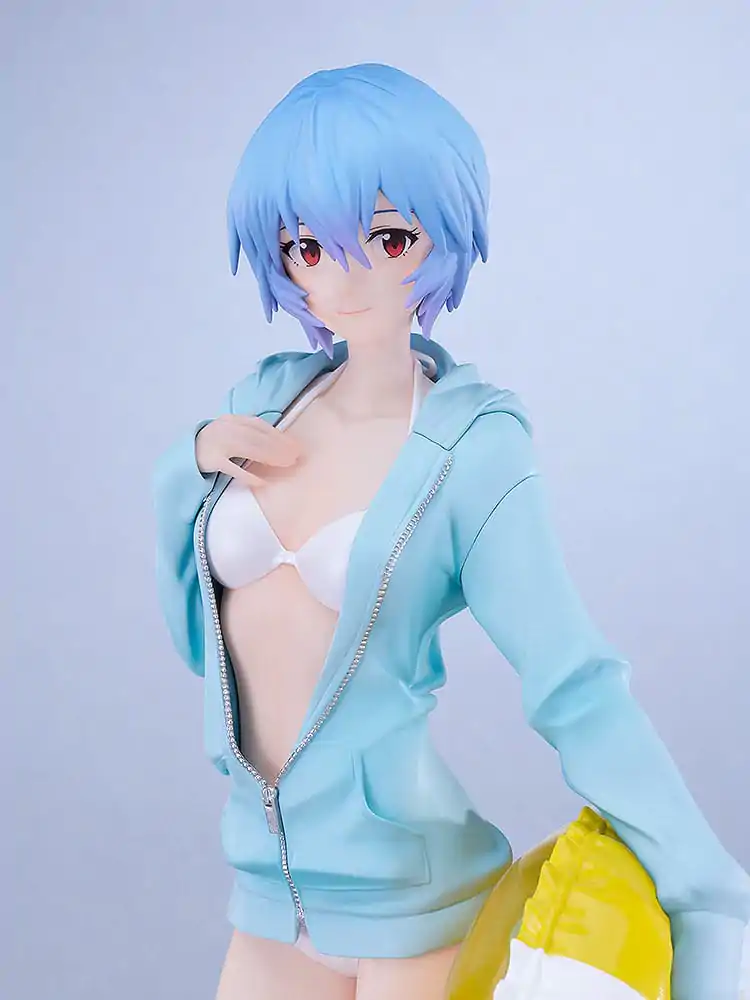 Rebuild of Evangelion Pop Up Parade L PVC kip Beach Queens: Rei Ayanami 22 cm fotografija izdelka