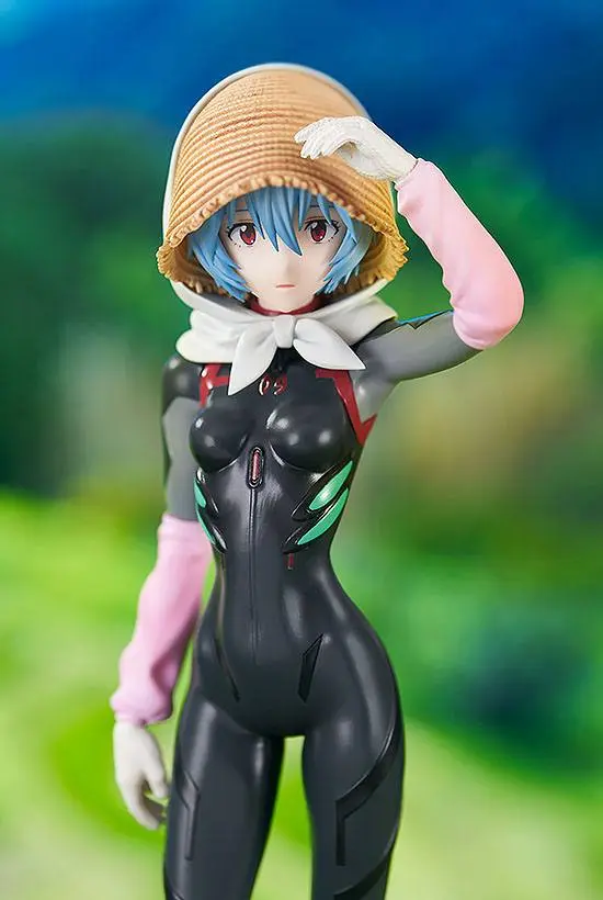 Rebuild of Evangelion Pop Up Parade PVC kip Rei Ayanami Tentative Name Farming Ver. 17 cm fotografija izdelka