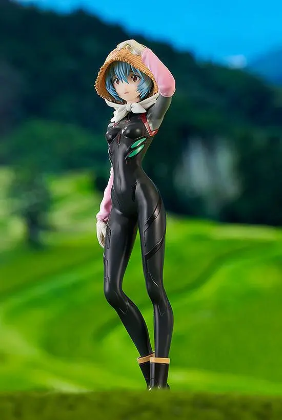 Rebuild of Evangelion Pop Up Parade PVC kip Rei Ayanami Tentative Name Farming Ver. 17 cm fotografija izdelka