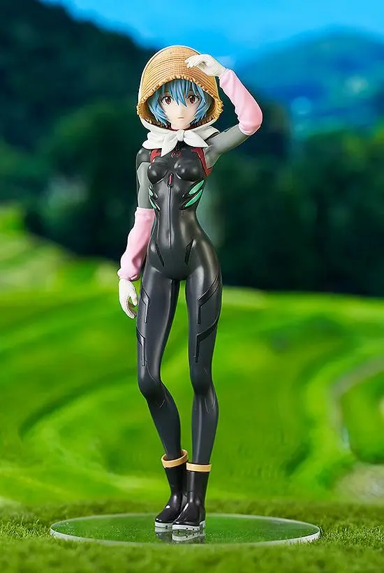 Rebuild of Evangelion Pop Up Parade PVC kip Rei Ayanami Tentative Name Farming Ver. 17 cm fotografija izdelka