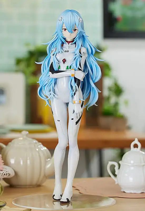 Rebuild of Evangelion Pop Up Parade XL PVC Kip Rei Ayanami: Long Hair Ver. 38 cm fotografija izdelka