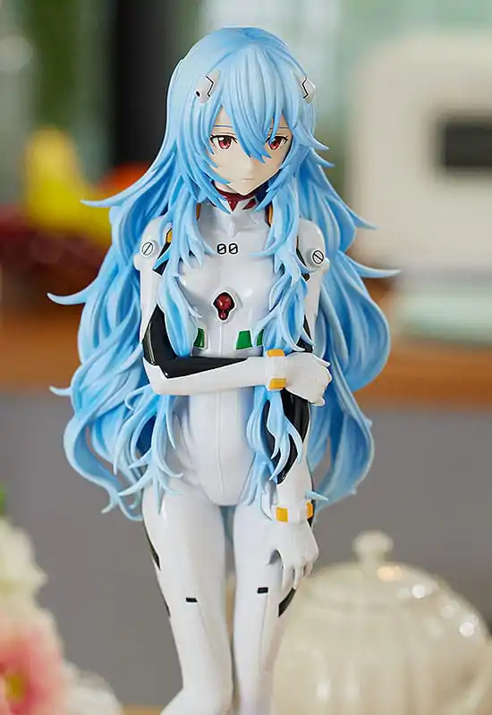 Rebuild of Evangelion Pop Up Parade XL PVC Kip Rei Ayanami: Long Hair Ver. 38 cm fotografija izdelka