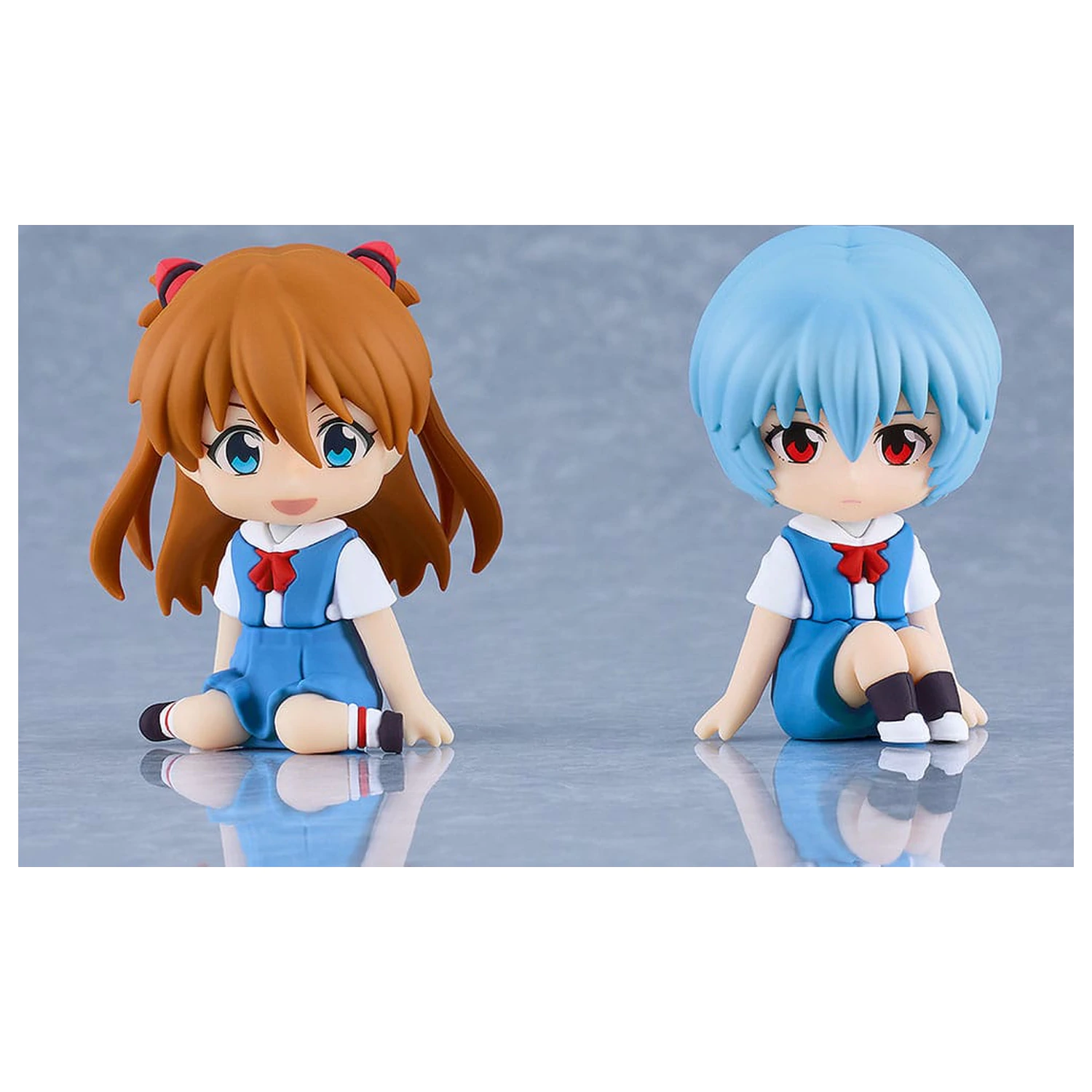 Rebuild of Evangelion gumijasta maskota Nendroid Plus mini figurica Rei Ayanami 8 cm fotografija izdelka