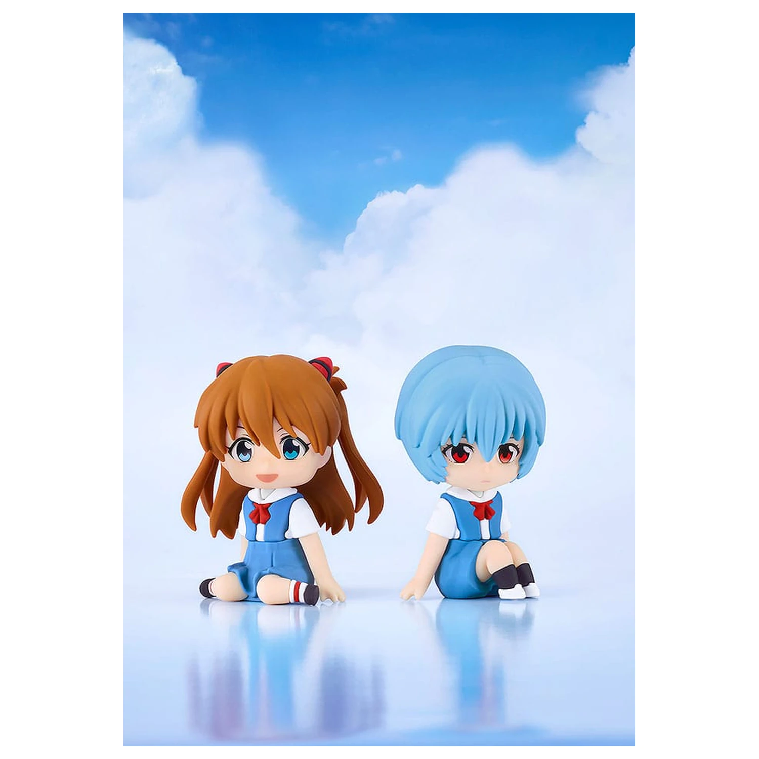 Rebuild of Evangelion gumijasta maskota Nendroid Plus mini figurica Rei Ayanami 8 cm fotografija izdelka