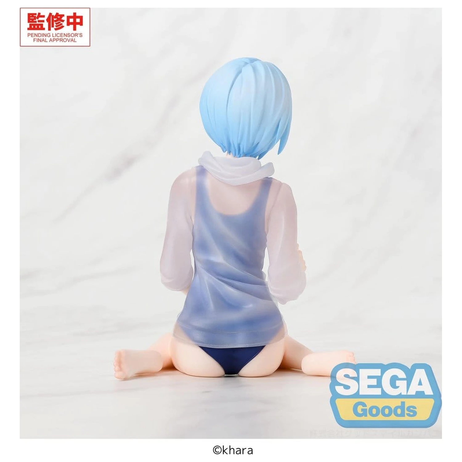 Rebuild of Evangelion Yumemirize PVC figura Rei Ayanami School Swimsuit Ver. 13 cm fotografija izdelka
