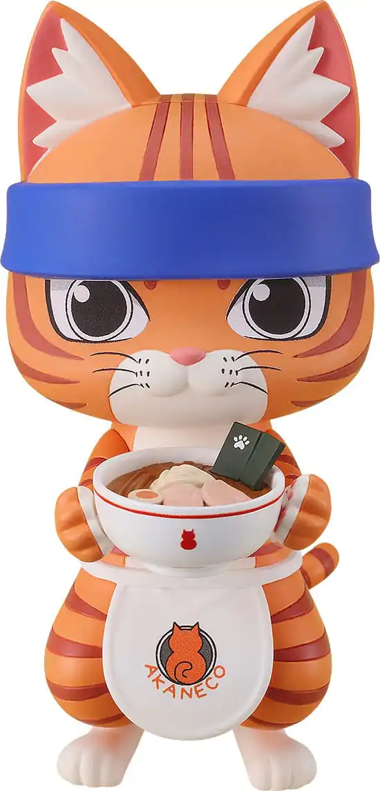 Red Cat Ramen Nendoroid akcijska figura Bunzo 10 cm fotografija izdelka