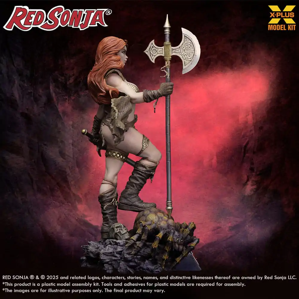 Red Sonja Komplet plastičnega modela 1/8 Red Sonja ponovna izdaja 27 cm fotografija izdelka
