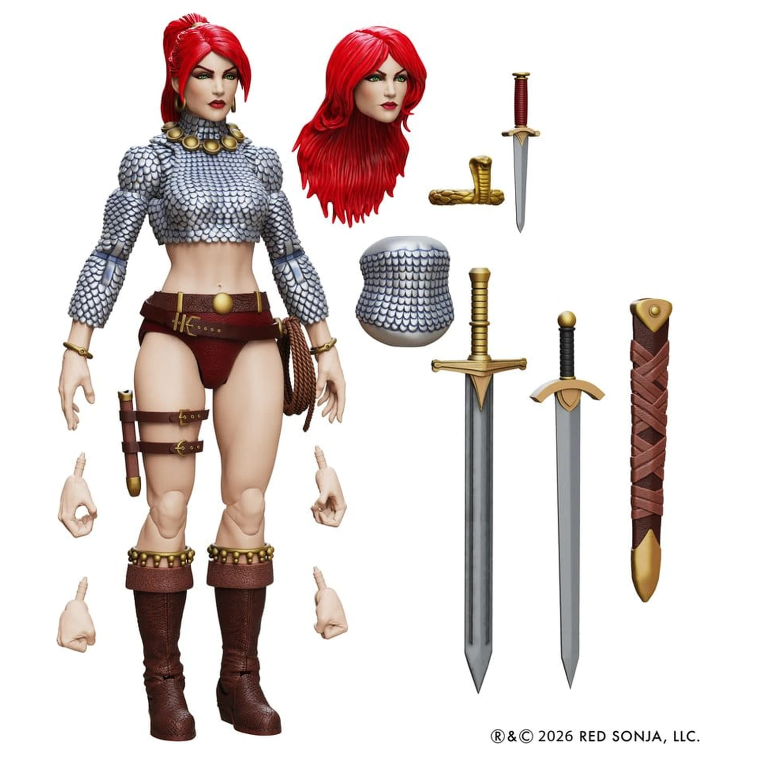 Red Sonja Epic H.A.C.K.S. Akcijska figura 1/12 merila Immortal Red Sonja fotografija izdelka