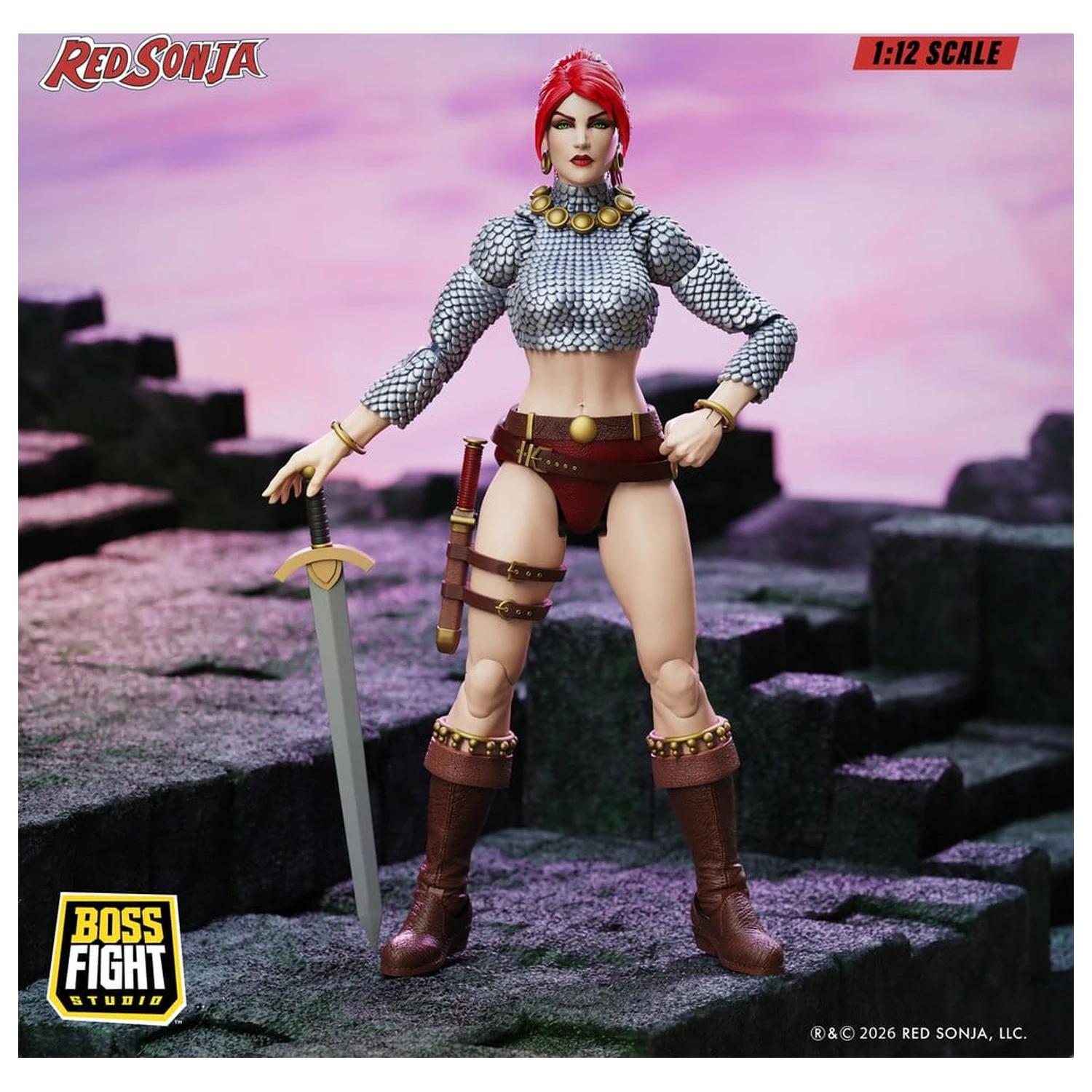 Red Sonja Epic H.A.C.K.S. Akcijska figura 1/12 merila Immortal Red Sonja fotografija izdelka