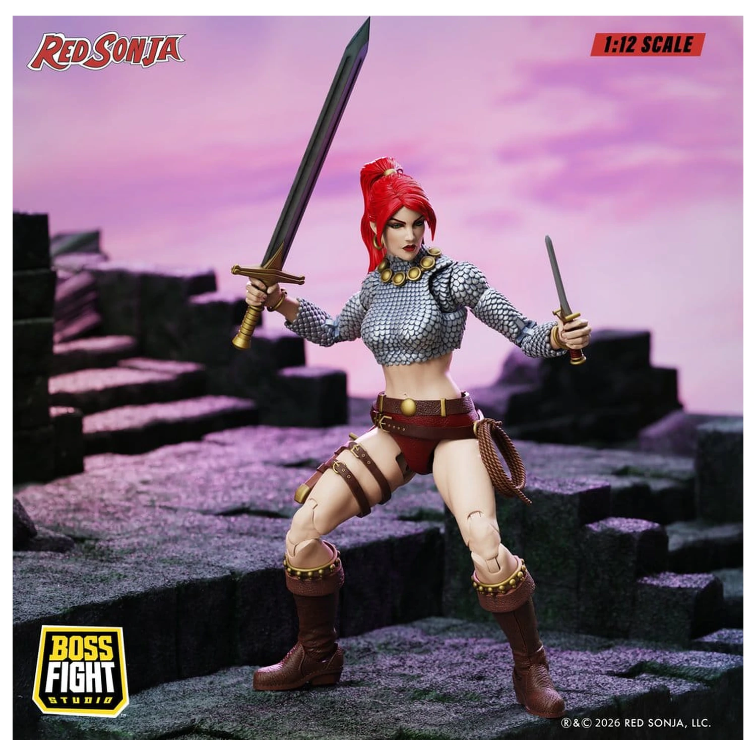 Red Sonja Epic H.A.C.K.S. Akcijska figura 1/12 merila Immortal Red Sonja fotografija izdelka