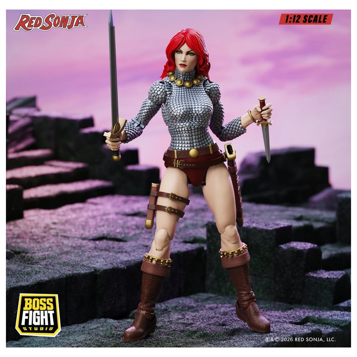 Red Sonja Epic H.A.C.K.S. Akcijska figura 1/12 merila Immortal Red Sonja fotografija izdelka