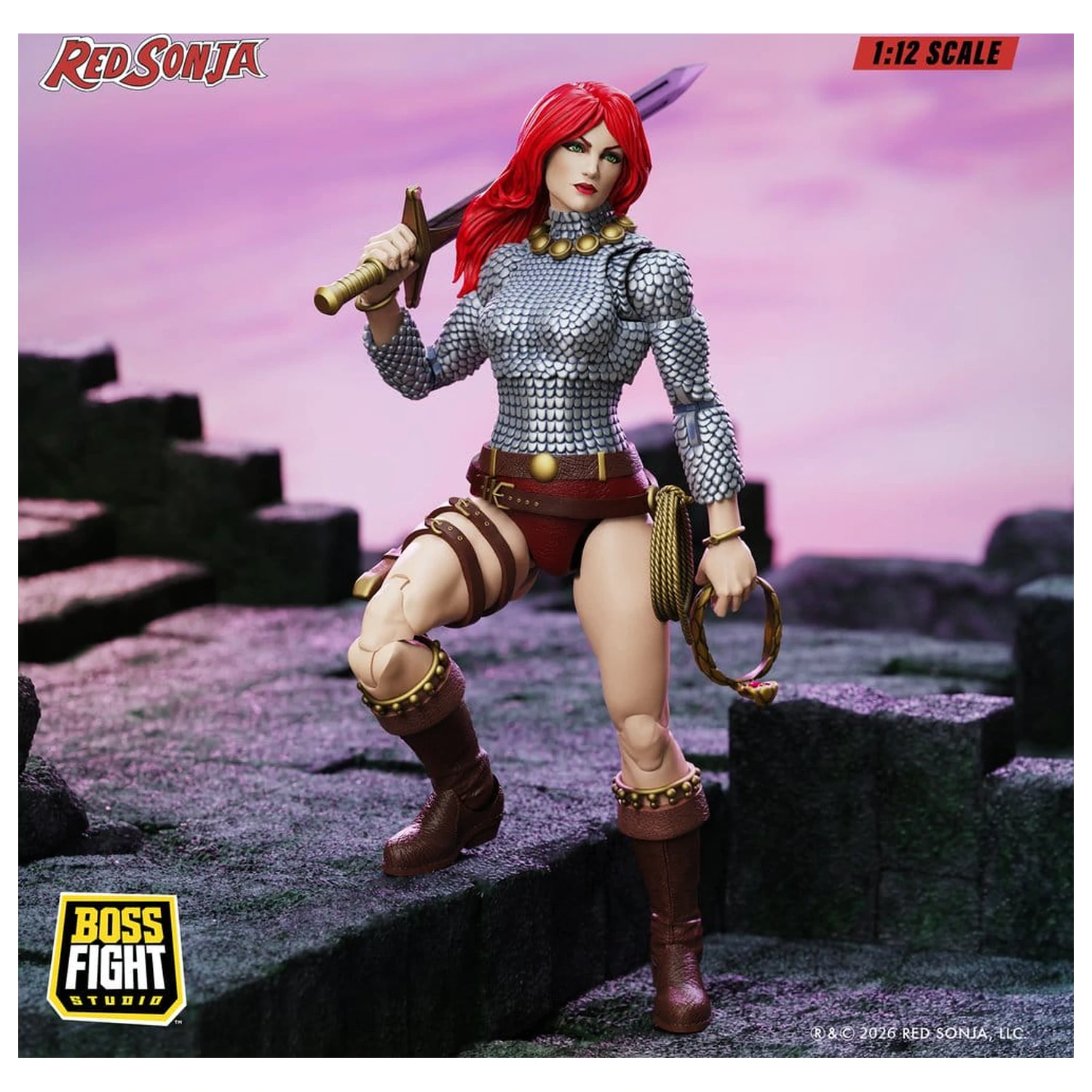 Red Sonja Epic H.A.C.K.S. Akcijska figura 1/12 merila Immortal Red Sonja fotografija izdelka