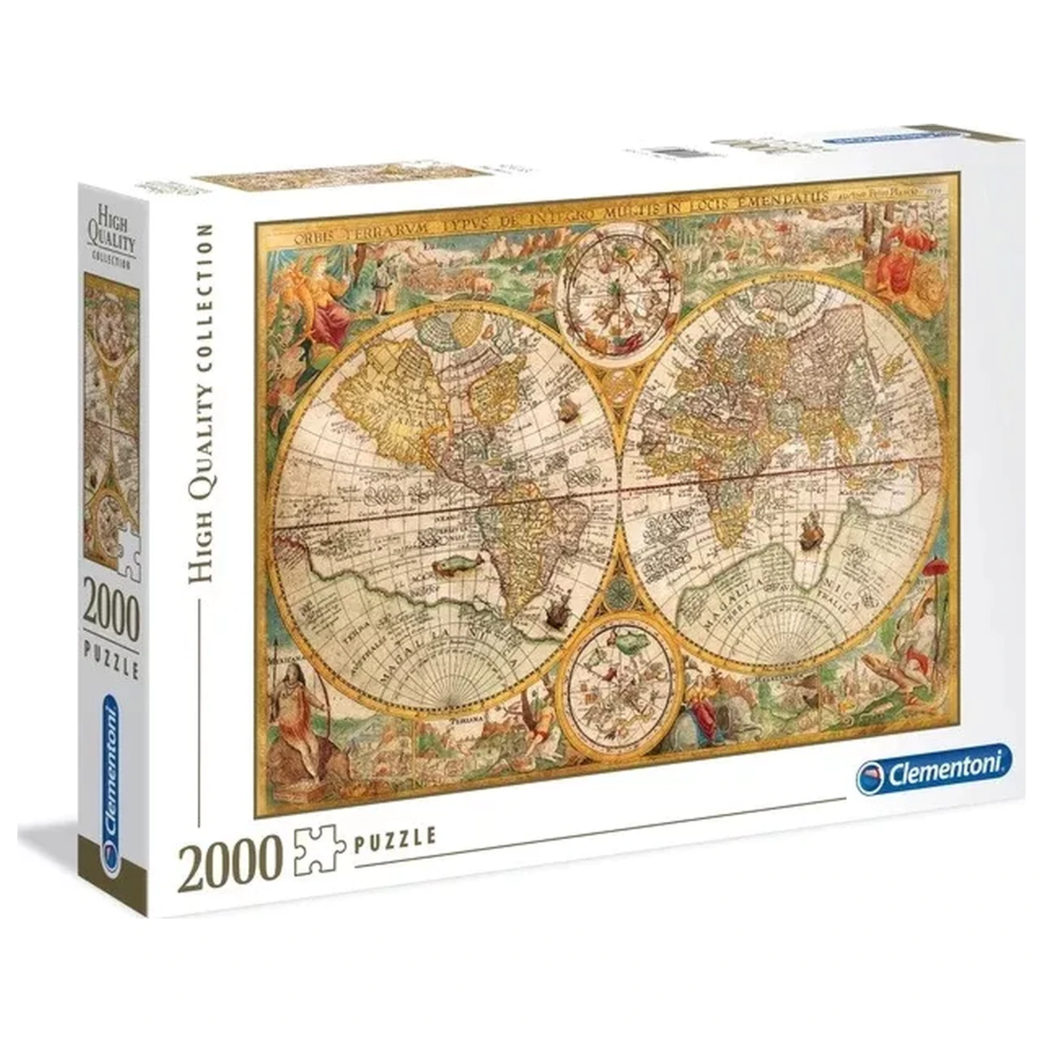 Old Map Ancient sestavljanka z 2000 kosi fotografija izdelka