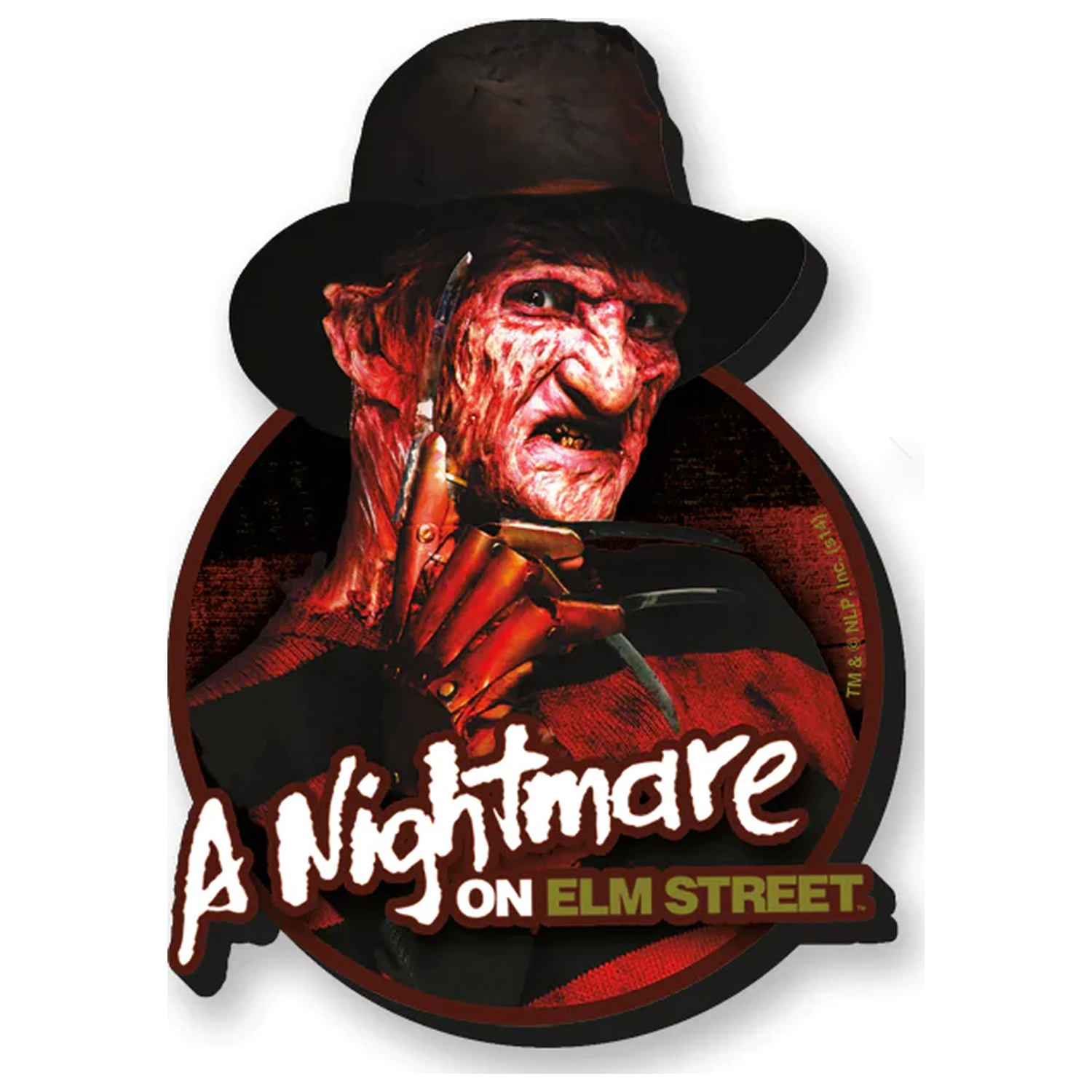 A Nightmare on Elm Street Freddy debel magnet fotografija izdelka