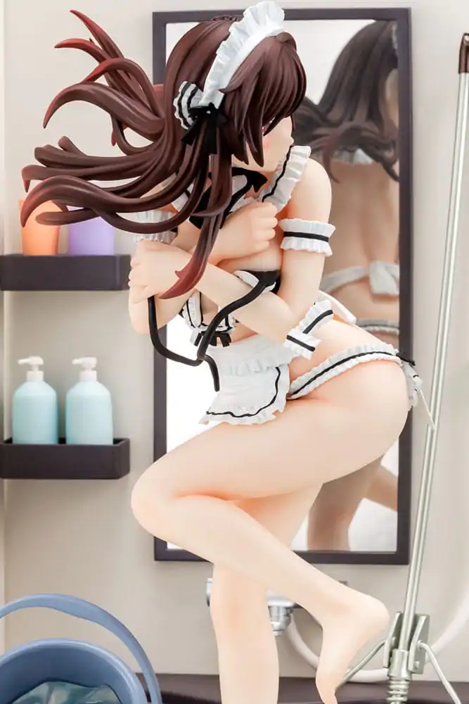 Rent-A-Girlfriend PVC Kip 1/6 Chizuru Mizuhara Maid Bikini de cleanup 24 cm fotografija izdelka