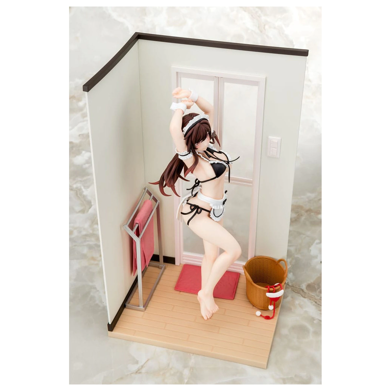 Rent-A-Girlfriend PVC Kip 1/6 Chizuru Mizuhara Maid Bikini ni Okigae 30 cm fotografija izdelka