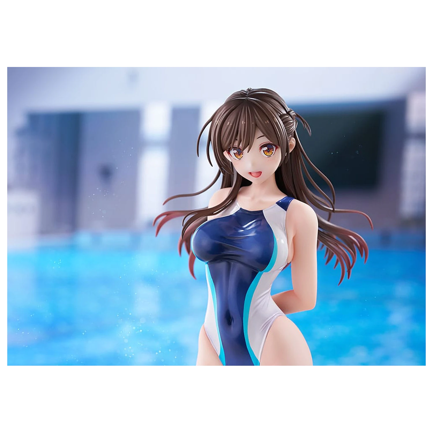 Rent-a-Girlfriend PVC Kip 1/7 Chizuru Mizuhara Light Blue Line Swimwear Ver. 25 centimetrov fotografija izdelka