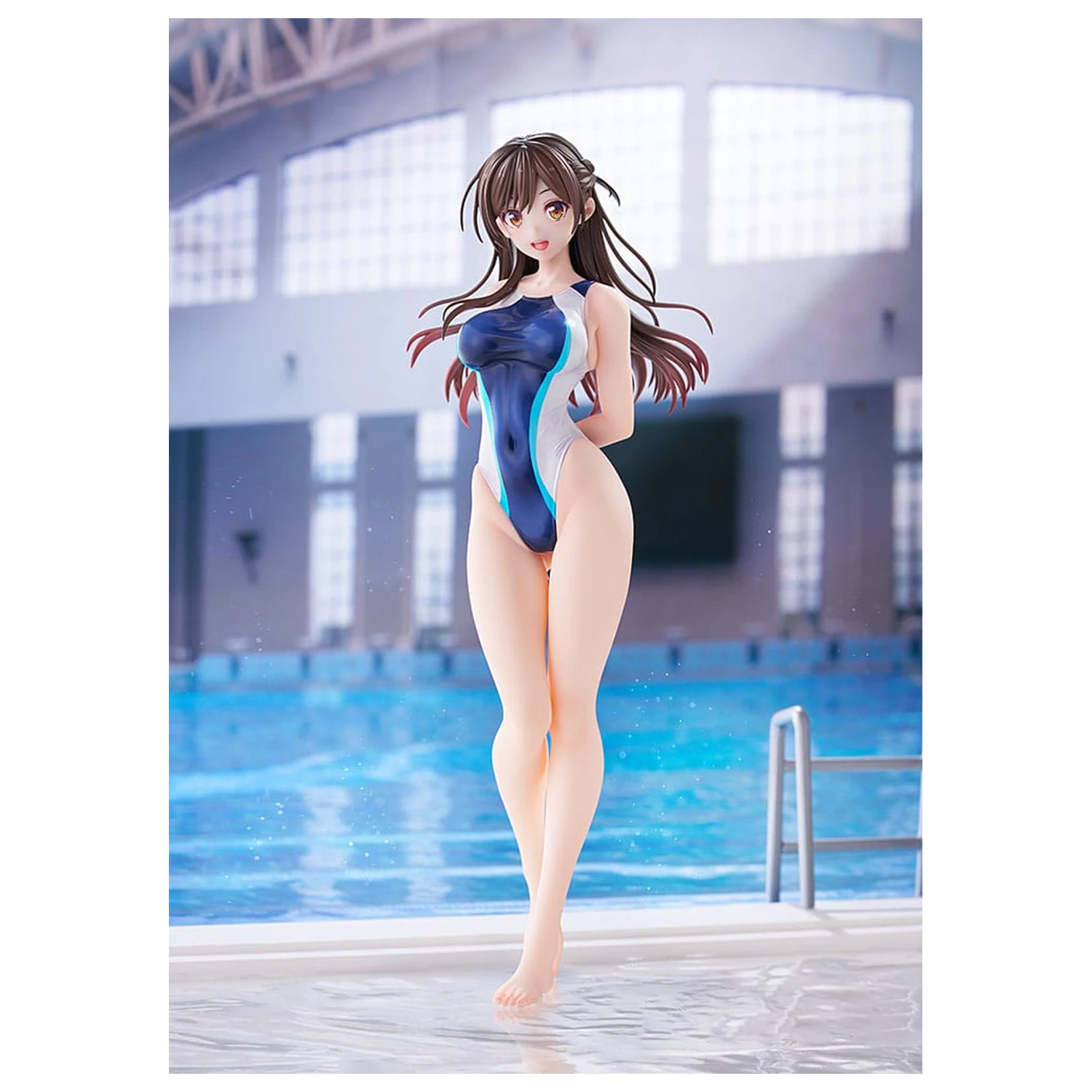 Rent-a-Girlfriend PVC Kip 1/7 Chizuru Mizuhara Light Blue Line Swimwear Ver. 25 centimetrov fotografija izdelka