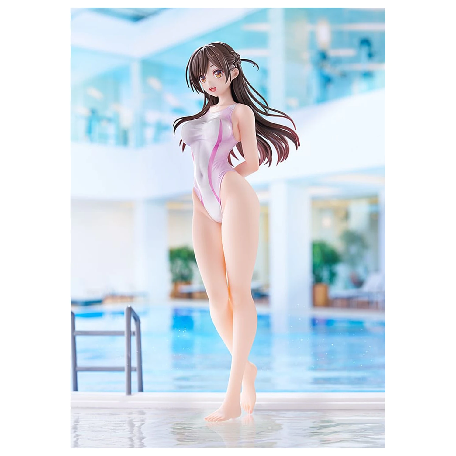 Rent-a-Girlfriend PVC Kip 1/7 Chizuru Mizuhara Pink Line Swimwear Ver. 25 cm fotografija izdelka