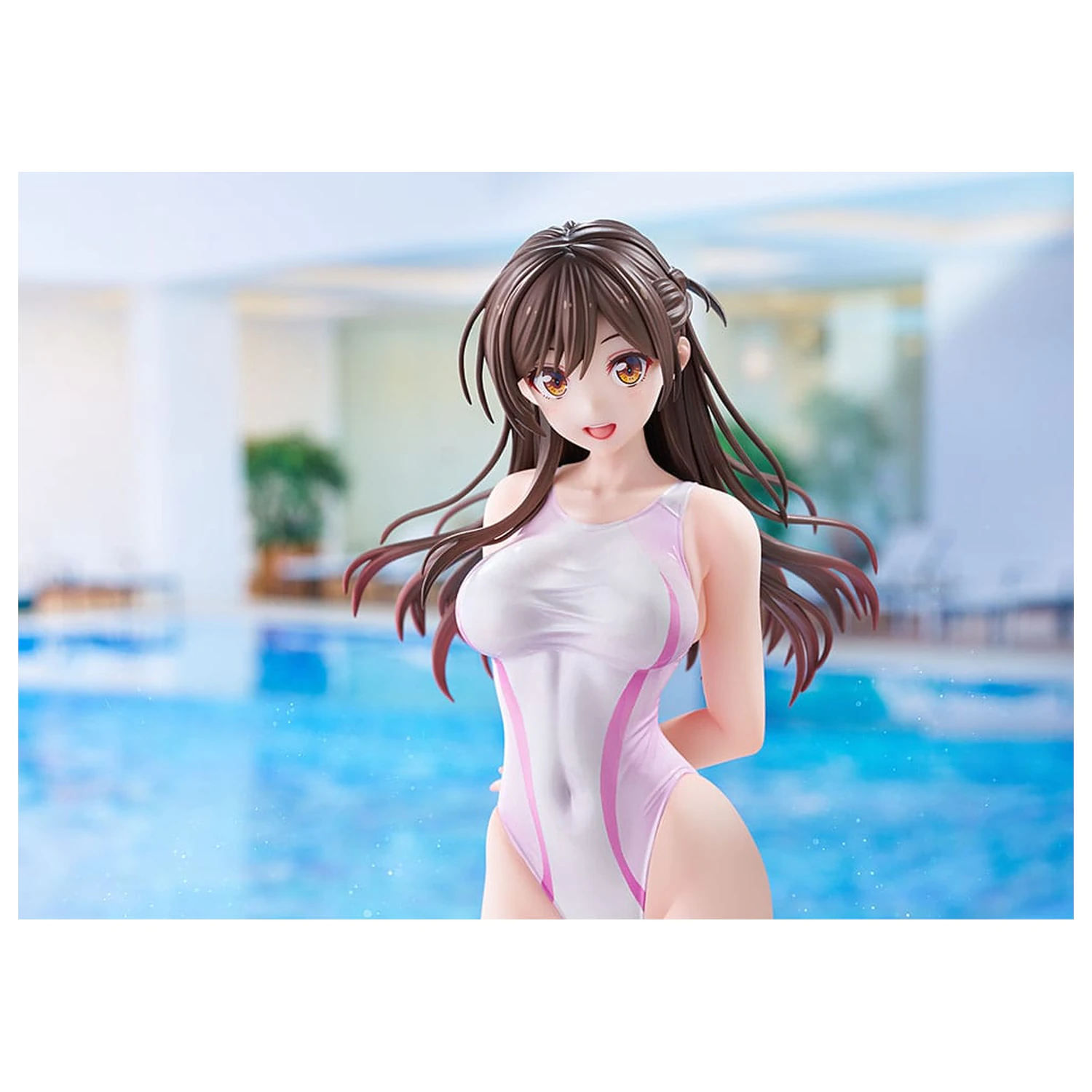 Rent-a-Girlfriend PVC Kip 1/7 Chizuru Mizuhara Pink Line Swimwear Ver. 25 cm fotografija izdelka