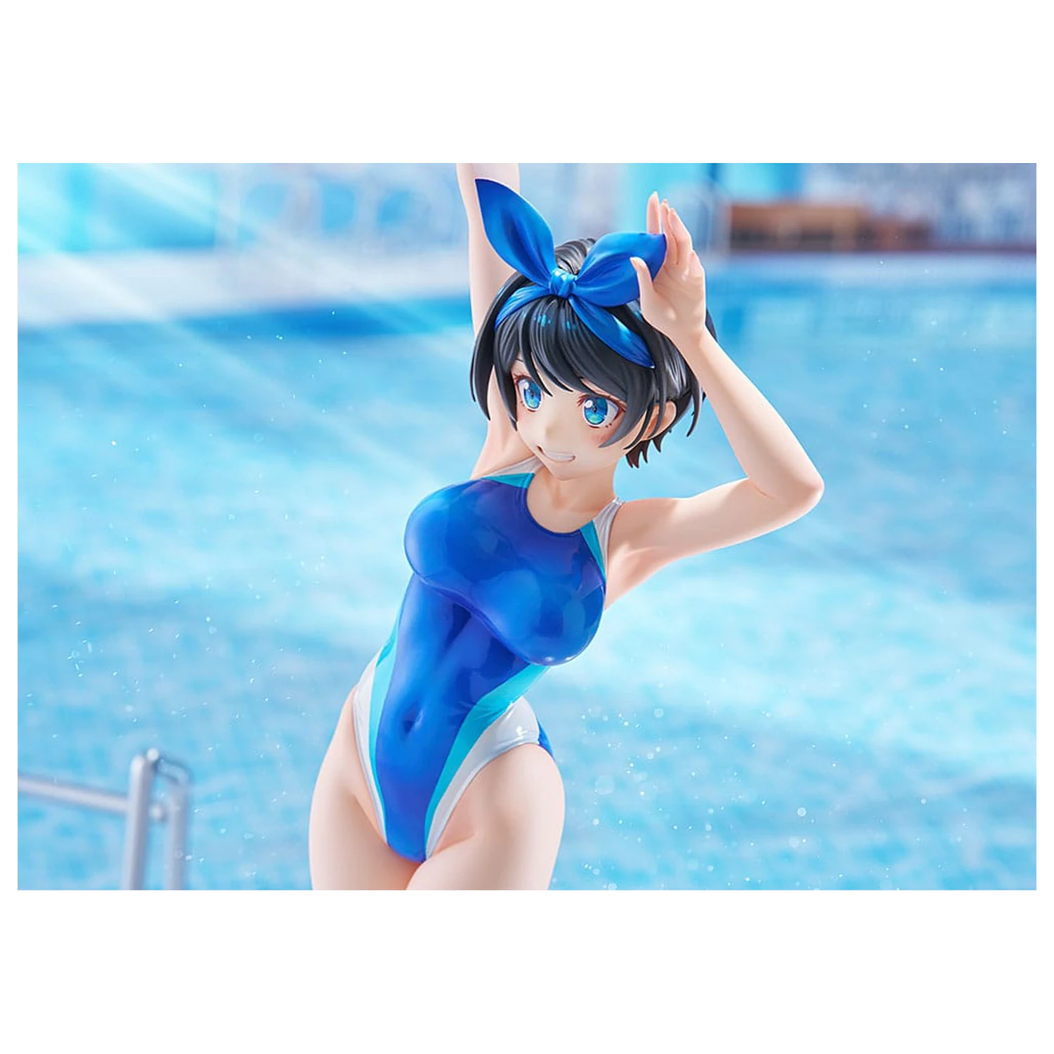Rent-a-Girlfriend PVC Kip 1/7 Ruka Sarashina Competition Swimsuit Ver. 29 cm fotografija izdelka