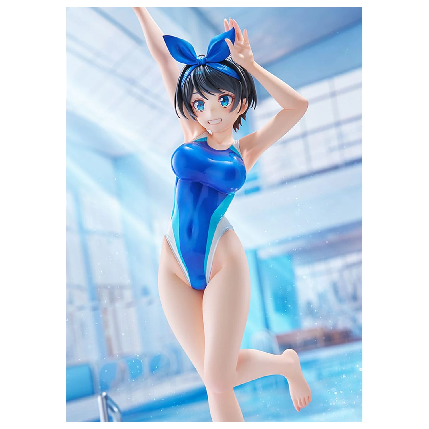 Rent-a-Girlfriend PVC Kip 1/7 Ruka Sarashina Competition Swimsuit Ver. 29 cm fotografija izdelka