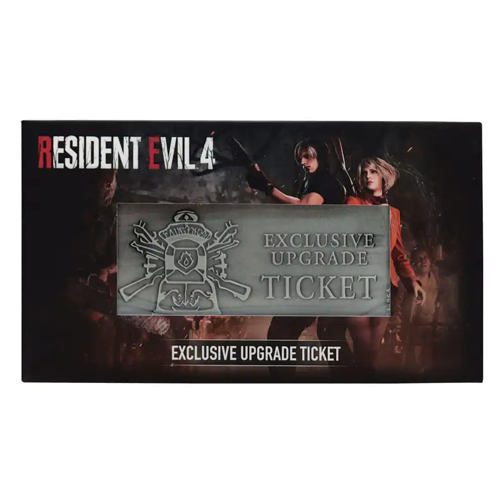 Resident Evil 4 Replika 1/1 Kovinska Ekskluzivna Nadgradnja Vstopnica fotografija izdelka