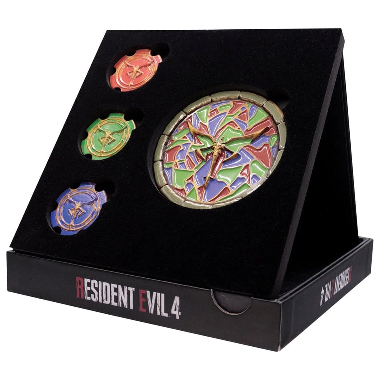 Resident Evil 4 Replika Cerkev Sestavljanka Medallion Set fotografija izdelka