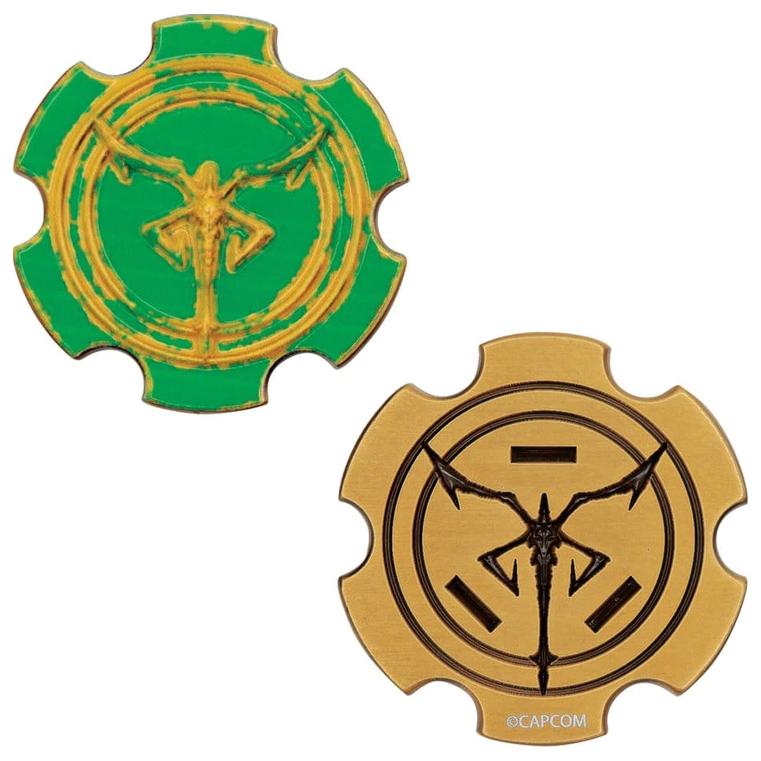 Resident Evil 4 Replika Cerkev Sestavljanka Medallion Set fotografija izdelka
